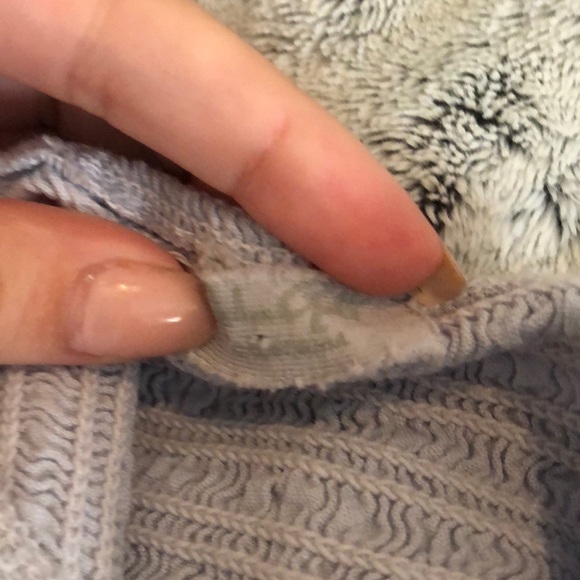 blue Izzy cropped tank smocked brandy Melville - Picture 5 of 5